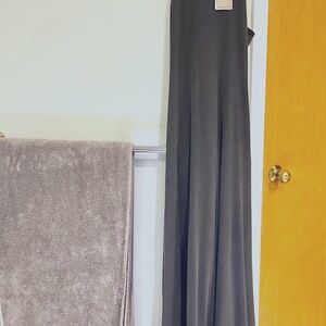 Golden Goose Long Grey Sleeveless dress